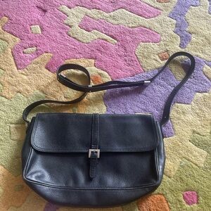 Vintage Leather Longchamp Magnetic Closure